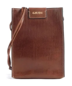 Romina Tracollina Umhängetasche fein genarbtes Rindsleder braun