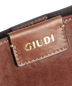 Romina Tracollina Umhängetasche fein genarbtes Rindsleder braun