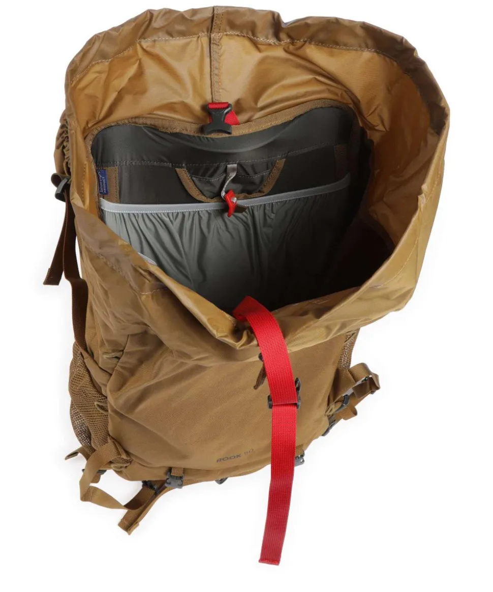 Rook 50 Trekkingrucksack recyceltes Polyester ocker