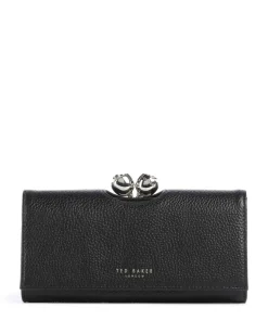 Roosali Geldbörse genarbtes Rindsleder schwarz