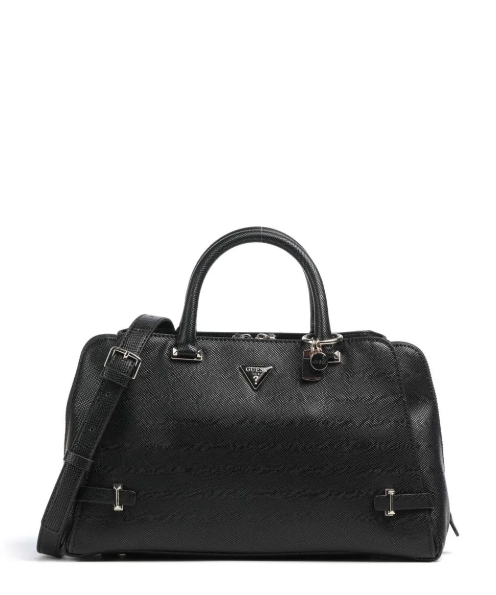 Rosalba Handtasche Lederimitat schwarz