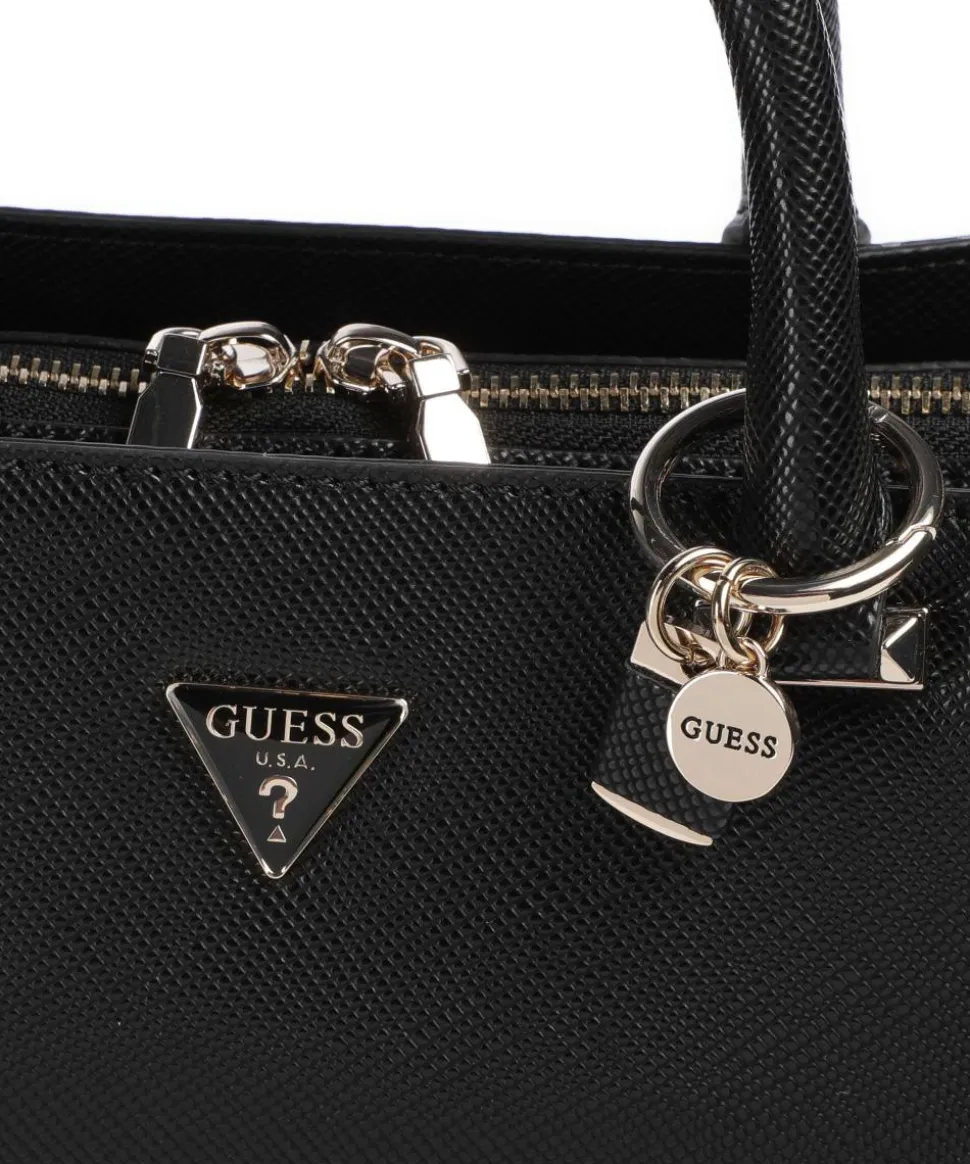 Rosalba Handtasche Lederimitat schwarz