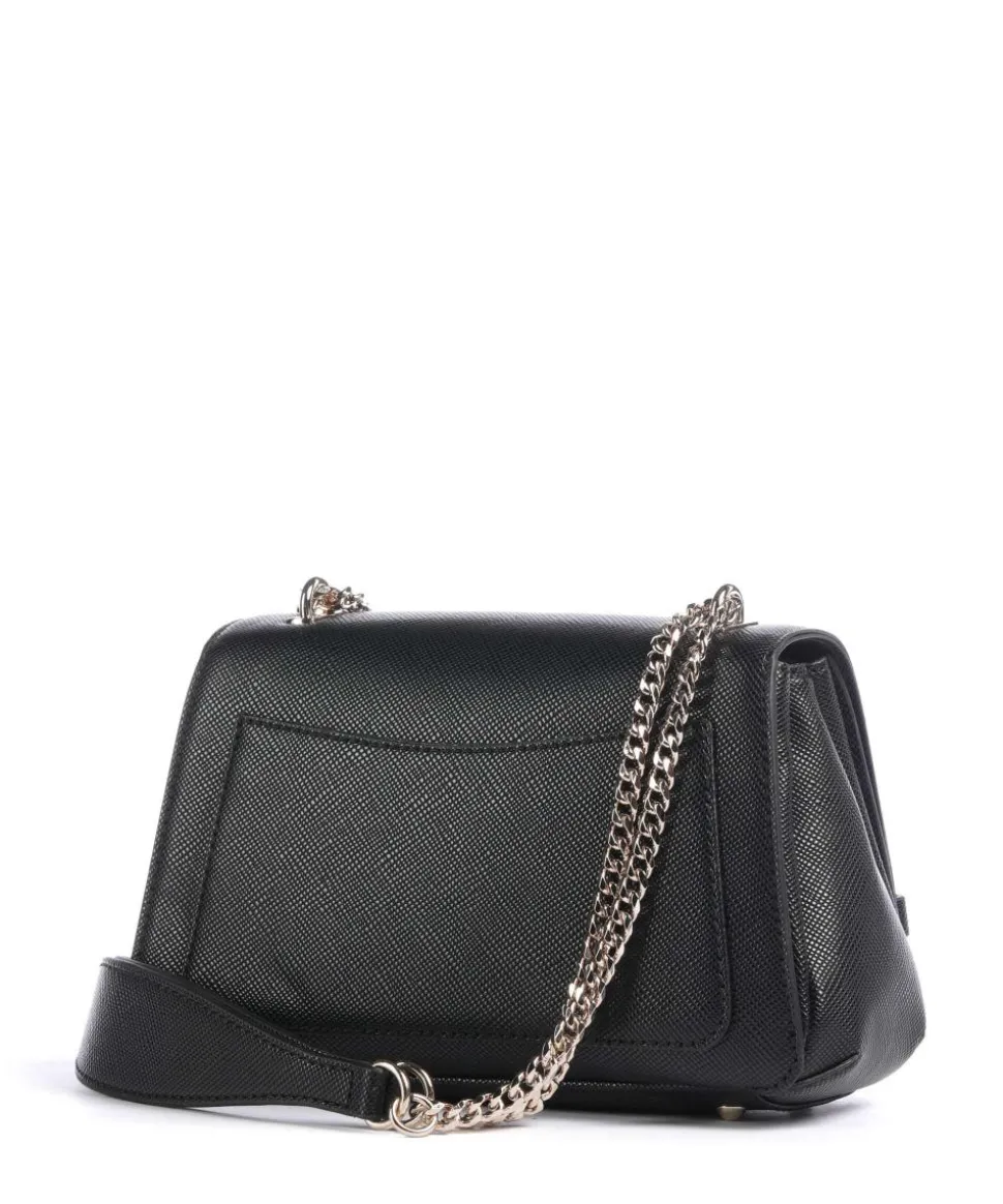 Rosalba Schultertasche Lederimitat schwarz