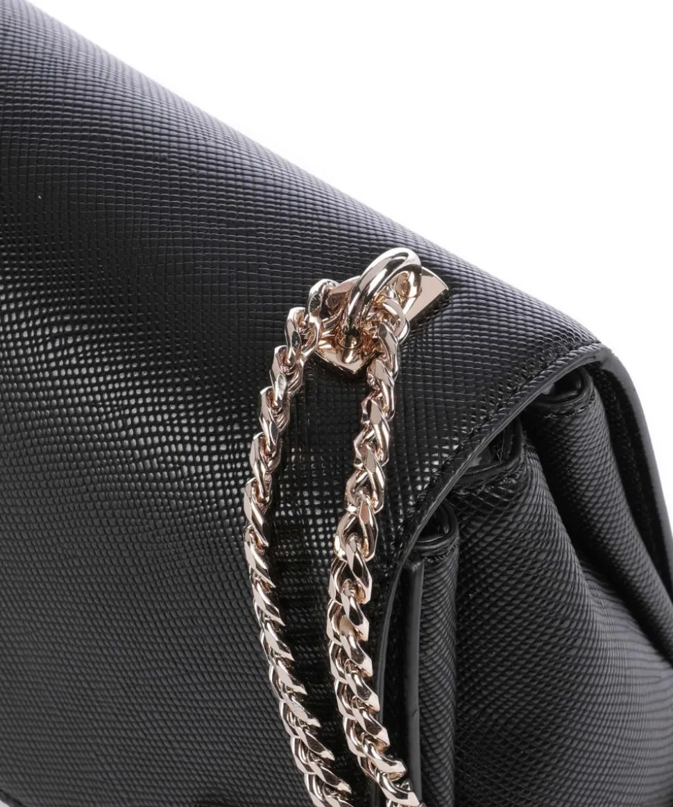 Rosalba Schultertasche Lederimitat schwarz