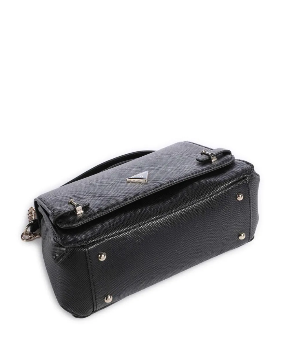 Rosalba Schultertasche Lederimitat schwarz