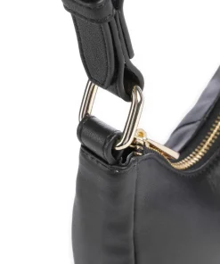 Rose Cozy Palma Umhängetasche fein genarbtes Leder schwarz