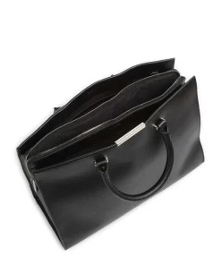 Rousaly Handtasche 15″ genarbtes Rindsleder schwarz