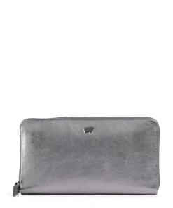 Ruby Geldbörse fein genarbtes Rindsleder silber