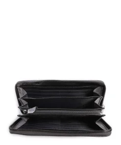 Ruby Geldbörse fein genarbtes Rindsleder silber