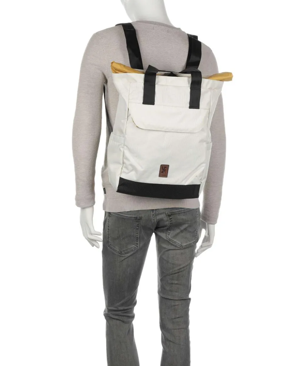 Ruckas Rucksack-Tasche 15″ recyceltes Polyester elfenbein