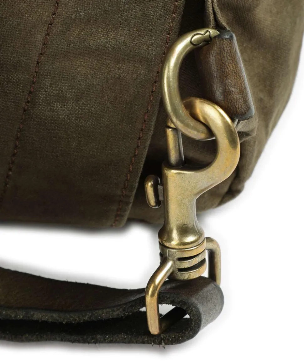 Rucksack 15″ Baumwolle olivgrün