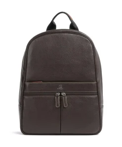 Rucksack 13″ genarbtes Rindsleder dunkelbraun