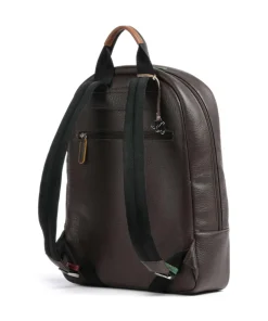 Rucksack 13″ genarbtes Rindsleder dunkelbraun