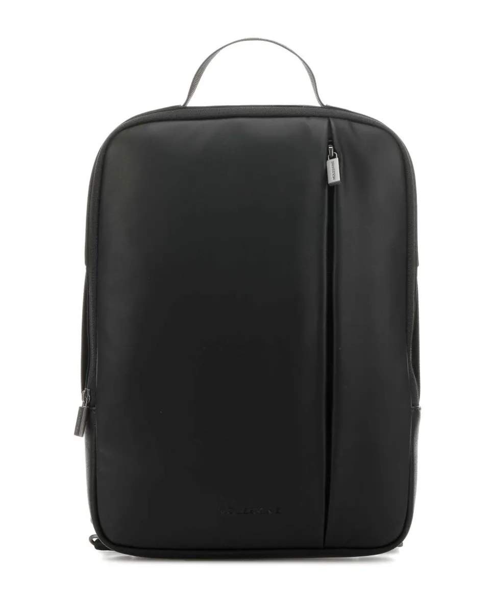 Rucksack 13″ Lederimitat schwarz