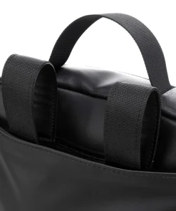 Rucksack 13″ Lederimitat schwarz