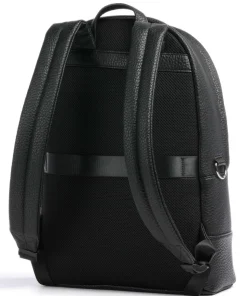 Rucksack 13″ Lederimitat schwarz