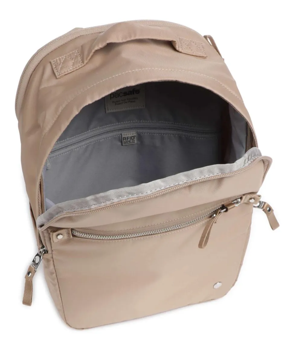 Rucksack 13″ recyceltes Polyester beige