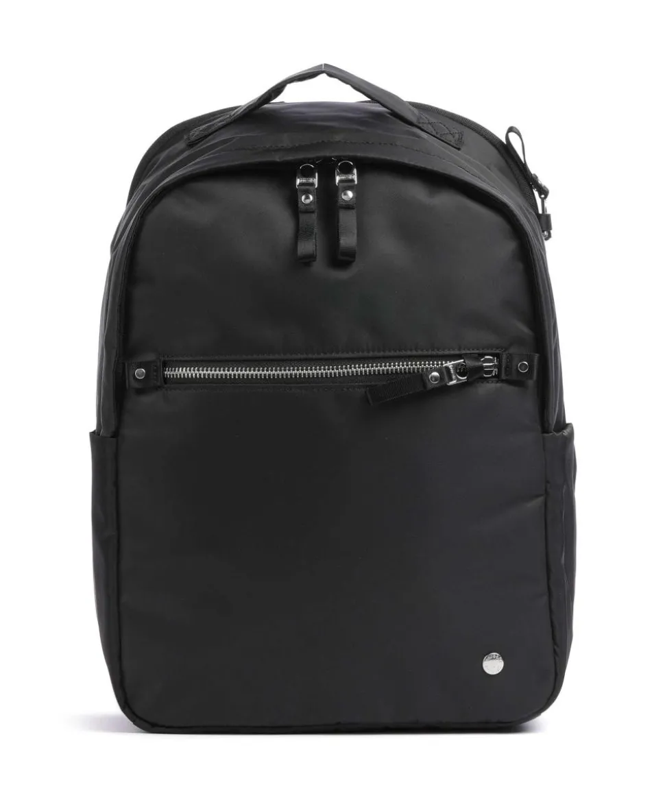 Rucksack 13″ recyceltes Polyester schwarz