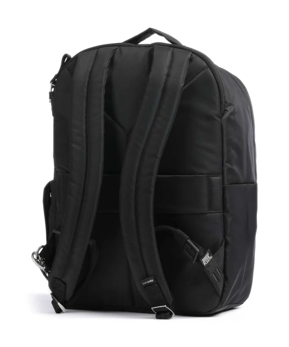 Rucksack 13″ recyceltes Polyester schwarz