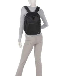 Rucksack 13″ recyceltes Polyester schwarz