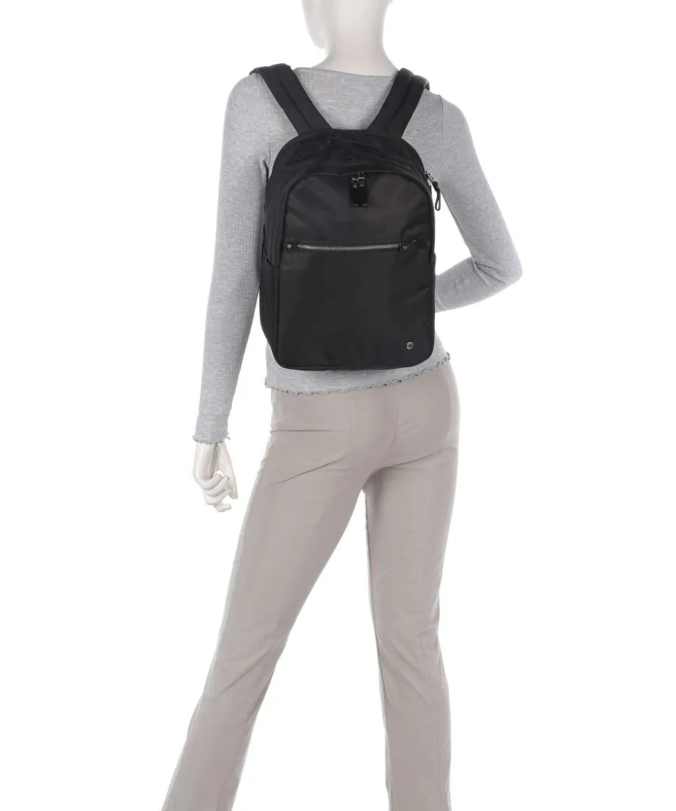 Rucksack 13″ recyceltes Polyester schwarz