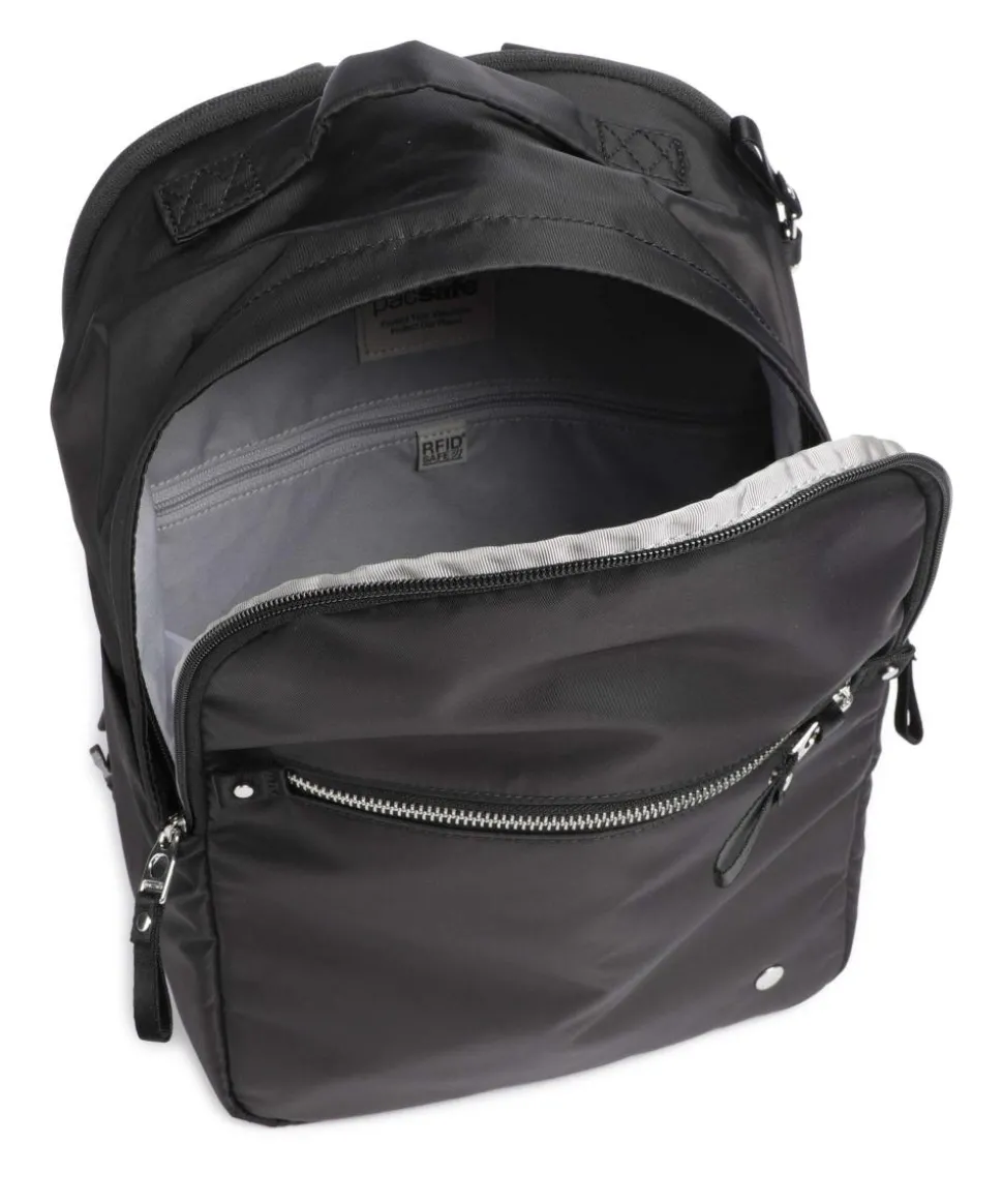 Rucksack 13″ recyceltes Polyester schwarz