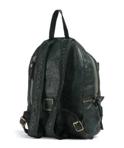 Rucksack fein genarbtes Rindsleder dunkelgrün