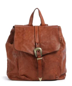 Rucksack fein genarbtes Rindsleder cognac