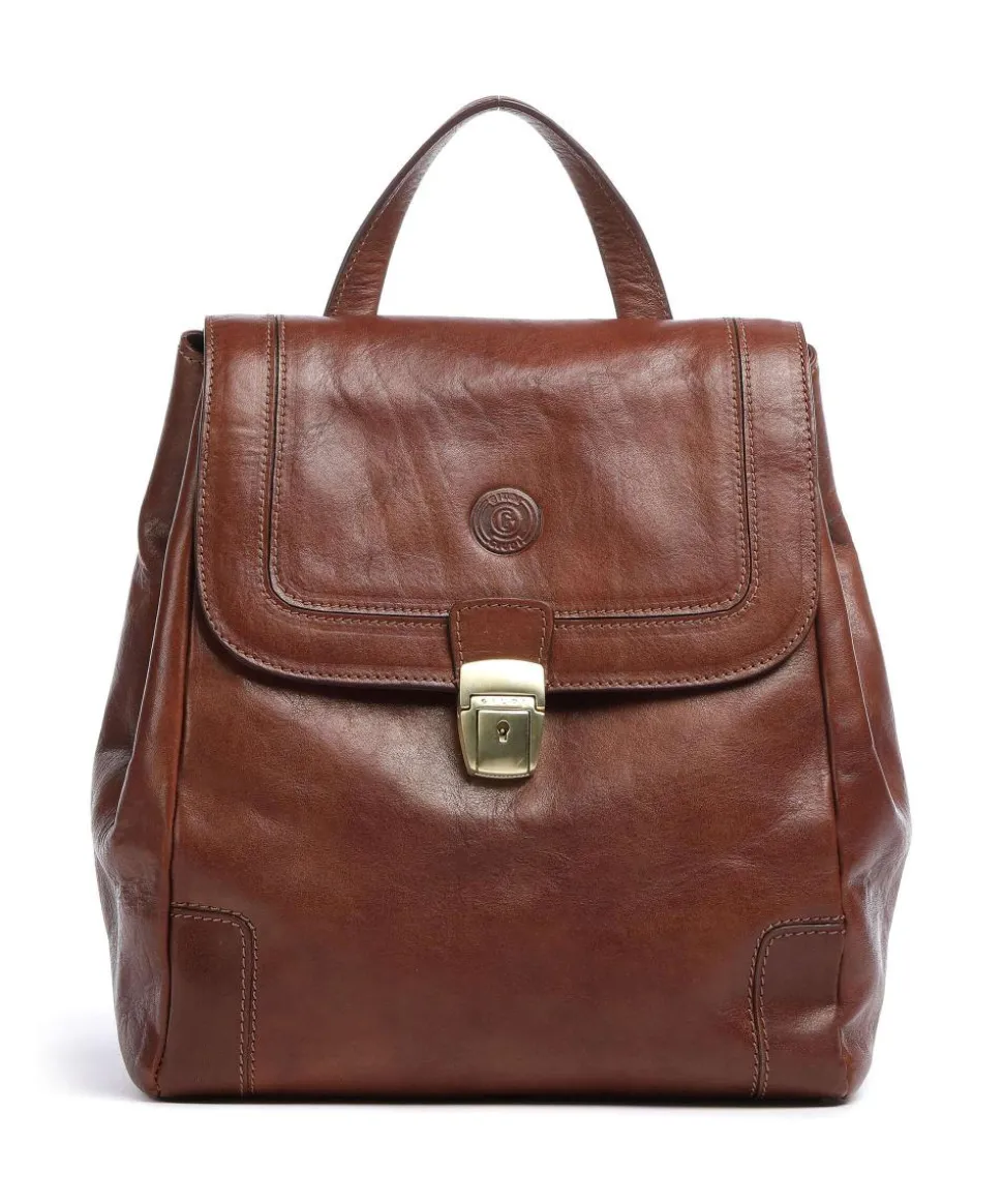 Rucksack Leder braun