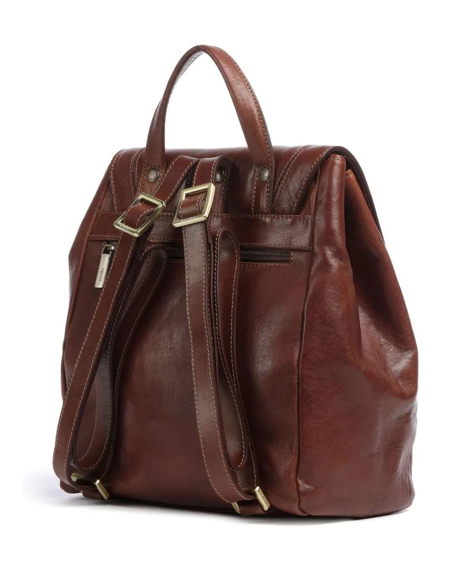 Rucksack Leder braun