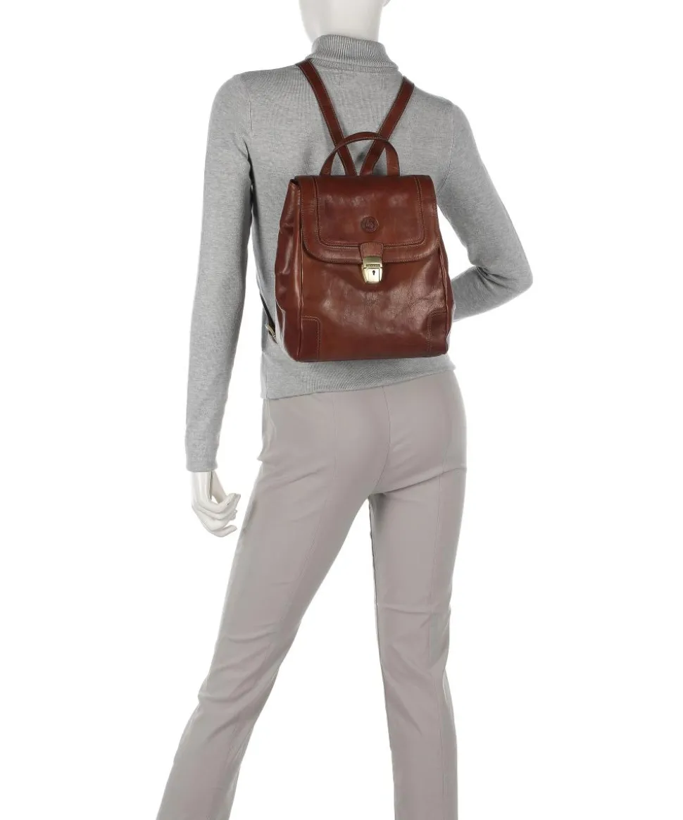 Rucksack Leder braun