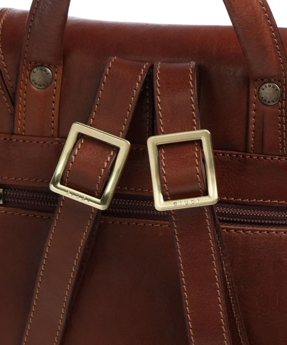 Rucksack Leder braun