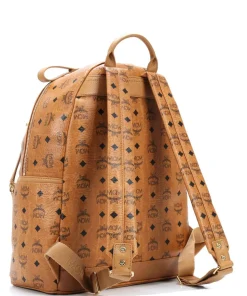 Rucksack Lederimitat cognac