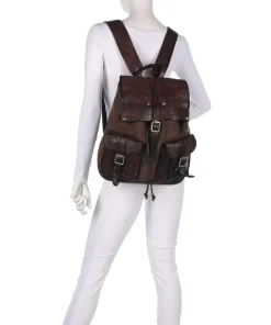 Rucksack Textil dunkelbraun