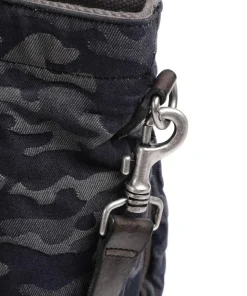 Rucksack-Tasche Baumwolle graublau