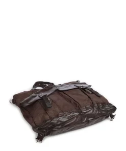 Rucksack-Tasche Canvas dunkelbraun