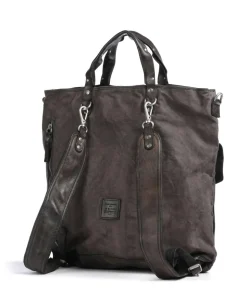 Rucksack-Tasche Canvas dunkelgrau