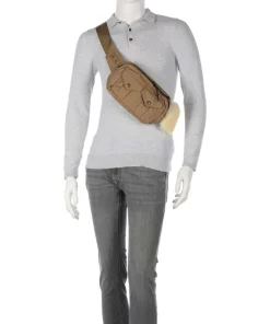 Rugged Twill Gürteltasche Baumwolle beige