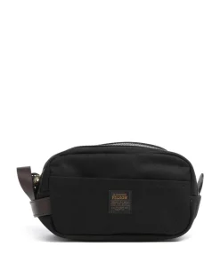 Rugged Twill Kulturbeutel schwarz 24 cm