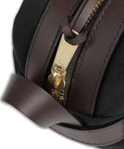 Rugged Twill Kulturbeutel schwarz 24 cm