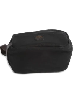 Rugged Twill Kulturbeutel schwarz 24 cm