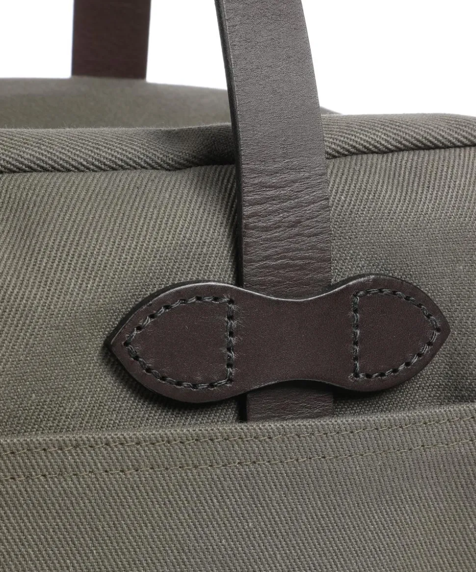 Rugged Twill Schultertasche Canvas graugrün