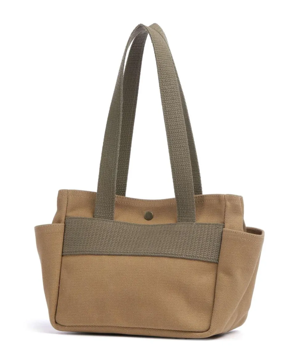 Rugged Twill Schultertasche Canvas tan