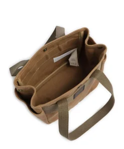 Rugged Twill Schultertasche Canvas tan