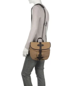 Rugged Twill Umhängetasche Canvas hellbraun