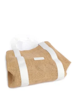 Runja Shopper Polypropylen beige/weiß