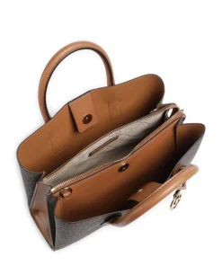 Ruthie Handtasche Canvas dunkelbraun