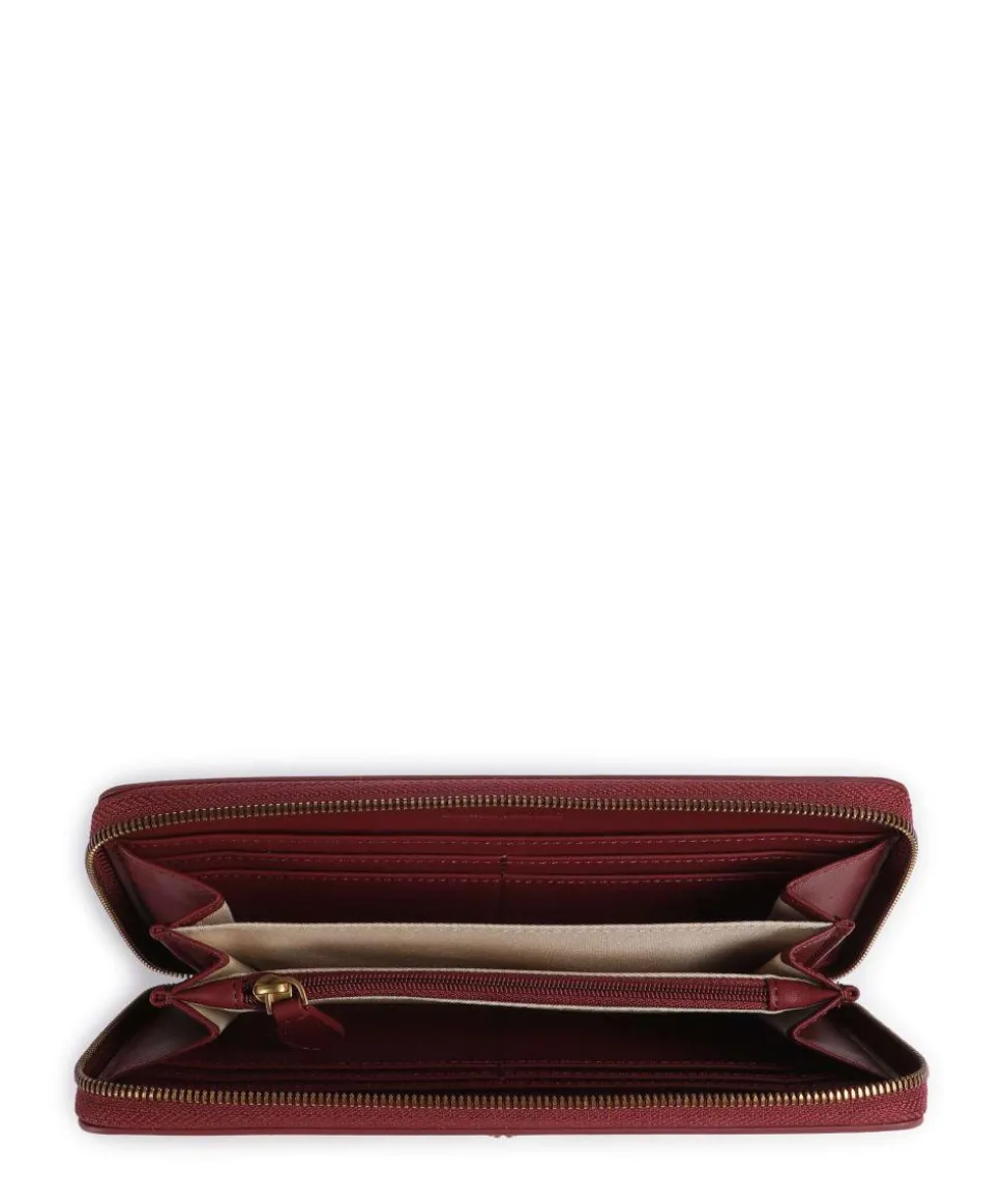 Ryder Geldbörse fein genarbtes Leder wein