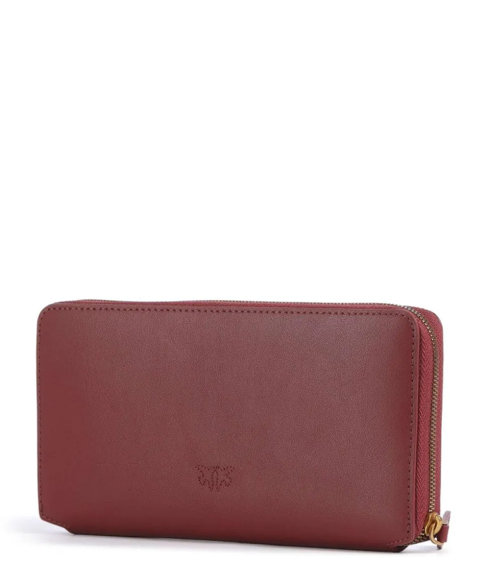 Ryder Geldbörse fein genarbtes Leder wein