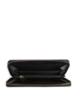 Ryder Geldbörse fein genarbtes Rindsleder schwarz